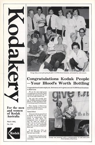Newsletter - 'Australian Kodakery', No 134, March 1982