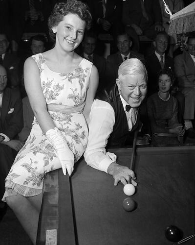 Wormalds Company, Playing Billiards, Victoria, 17 Apr 1959