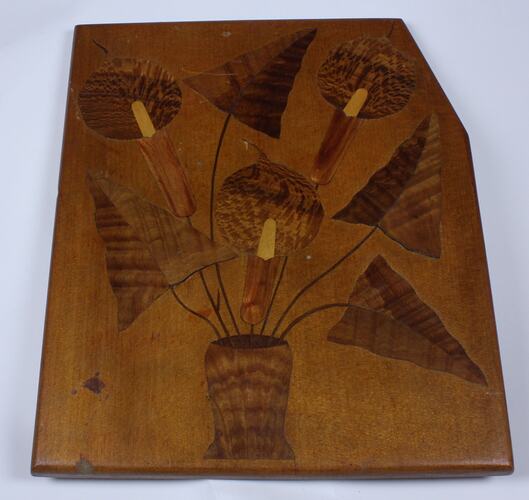 Parquetry - Plaque, Edwin Ault, 1900-1950
