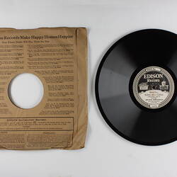 Disc Recording - Edison, Double-Sided, 'Largo' and 'Scenes De La Csarda', 1926-1929