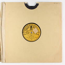 Disc Recording - International Talking Machine Co., Double-Sided, 'The Girl In The Rain' & 'Qui Vive Galop', Unknown Date