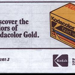 Envelope - Kodak Australasia Pty Ltd, Re-Order Envelope, 1986-1991