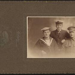 Harry Cousland with his Brothers World War I, circa 1916