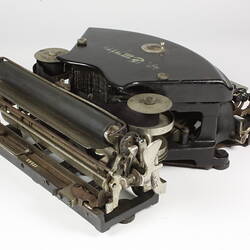Old fashioned typewriter.
