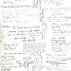 Page of signatures.