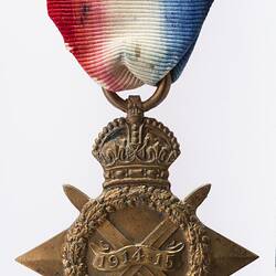 Medal - 1914-1915 Star, Great Britain, Corporal John Peile, 1918