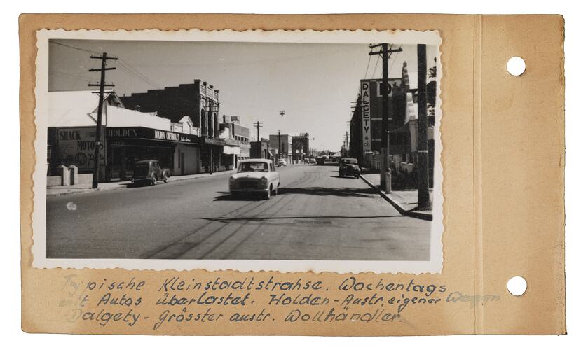 Street scene, Australia, Dec. 1955