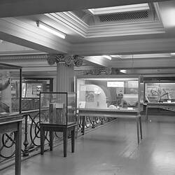 Displays in Queen's Hall, Institute of Applied Science (Science Museum), Melbourne, 1967