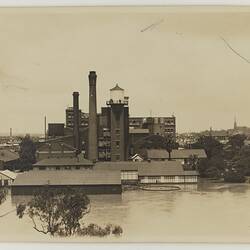Kodak Australasia Pty Ltd, Yarra River in Flood, Abbotsford, Victoria, 1934