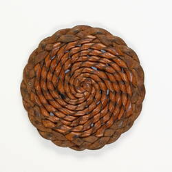 Braiding Sample - Circular Disk, Doug Kite Collection, Ringwood, circa 1996