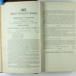 Open book with white pages and black printed text on both sides. Page 13.