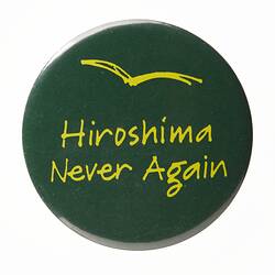 Badge - Hiroshima Never Again