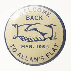 Badge - Welcome back to Allen's Flat