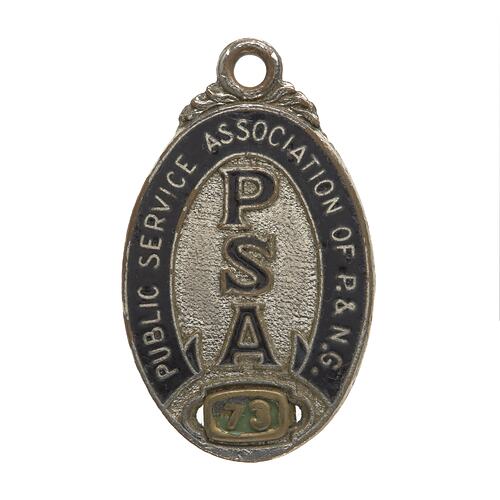 Enamel badge.