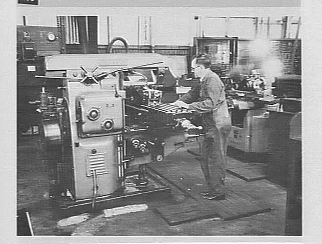"NO. 11 TOOL SHOP: FEB. 1940"