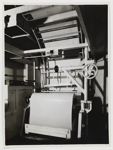 Kodak Australasia Pty Ltd, Paper Coating Room 'Reeling Machine', Abbotsford, circa 1940's-1950's
