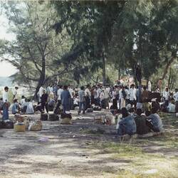 Photograph - Refugees under Trees, Kuantan, Malaysia, Dec 1978