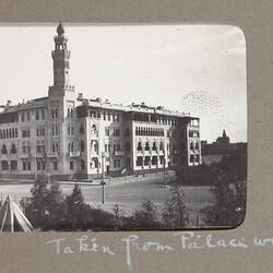 Photograph - 'Taken from Palace Window', Heliopolis, Egypt, World War I, 1915-1917