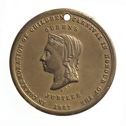 Medal - Jubilee of Queen Victoria, Australia, 1887