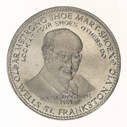 Medal - Armstrong Shoe Mart, Frankston, Victoria, Australia, 1984
