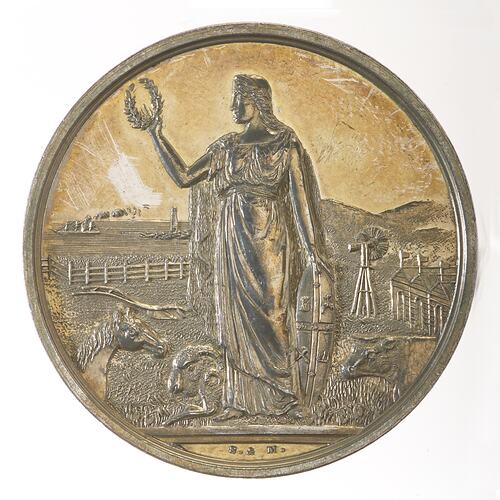 Medal Royal Agricultural Society of Victoria, Third Prize, Victoria, Australia, 1902 Medal Royal Agricultural Society of Victoria, Third Prize, Victoria, Australia, 1902