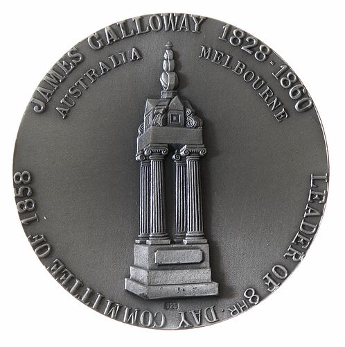 Medal - James Galloway Grave Restoration, 1992 AD