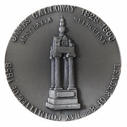 Medal - James Galloway Grave Restoration, 1992 AD