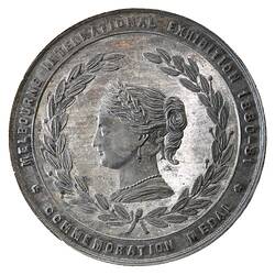 Medal - Melbourne International Exhibition Commemorative, Australia, 1880 (AD)