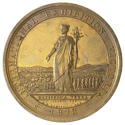 Medal - International Exhibition Gold Prize Pattern, Victoria, Australia, 1873