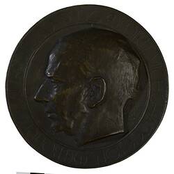 Medal - Portrait of John Medley, University of Melbourne, Victoria, Australia, 1940