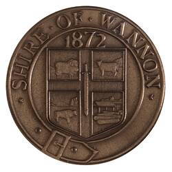 Medal - Sesquicentenary of Victoria, Shire of Wannon, 1985 AD