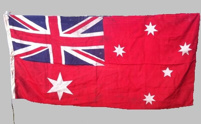 Flag - Australian Naval Ensign, Dr Constantine Kyriazopoulos, Consul For Greece, Melbourne, 1920s