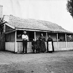 Negative - Family Portrait, Taradale District, Victoria, 1894