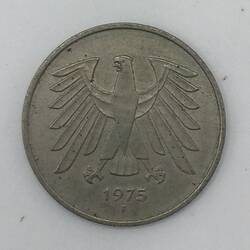 Coin - Deutschmark, From Quilt, Julienne Tolksdorf In Memory of Fredric Tolksdorf, Moonee Ponds, 2003