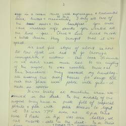 HT 55986, Letter - From Jean Austin To Family in England From Eastbridge Hostel, Nunawading 1971 (MIGRATION), Document, Registered