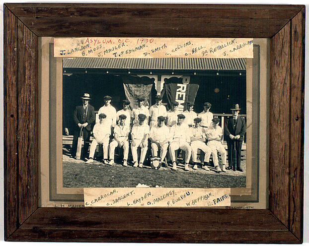 Framed Photograph - Beechworth Cricket XI