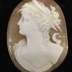 Brooch - G.H. Palfrey, Cameo, Gold Set, Melbourne, Victoria, circa 1900