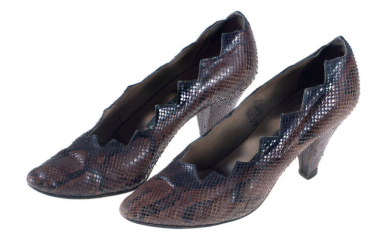 Shoes - Maude Frizon, Court, Reptile Skin, circa 1980