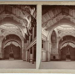 Stereograph - Exhibition Building Interior (Photographs)