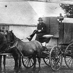 Negative - Lyall's Coach, Balmoral, Victoria, circa 1905