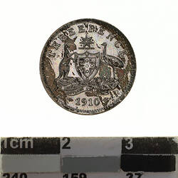 Coin - Threepence, Australia, 1910