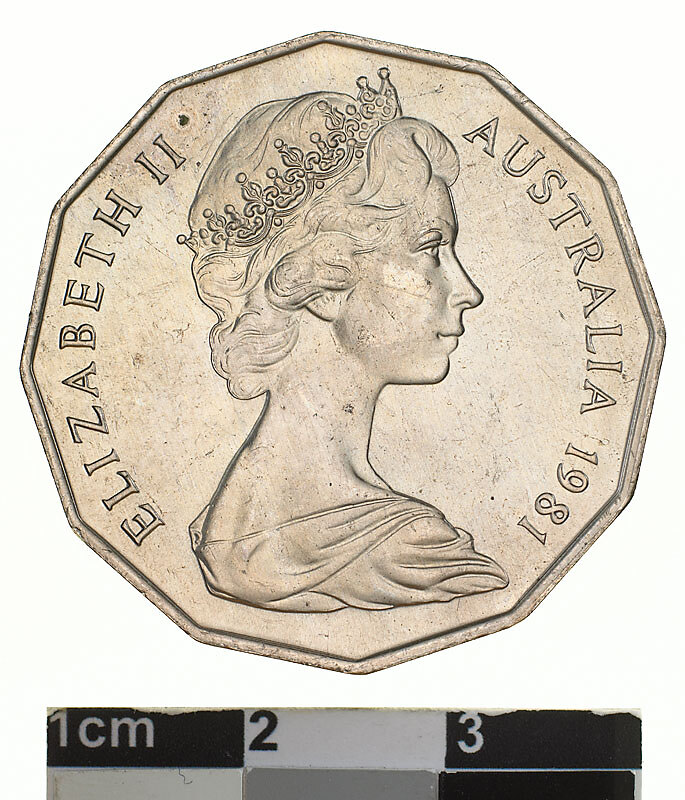 Coin - 50 Cents, Australia, 1981