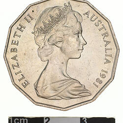 Coin - 50 Cents, Australia, 1981