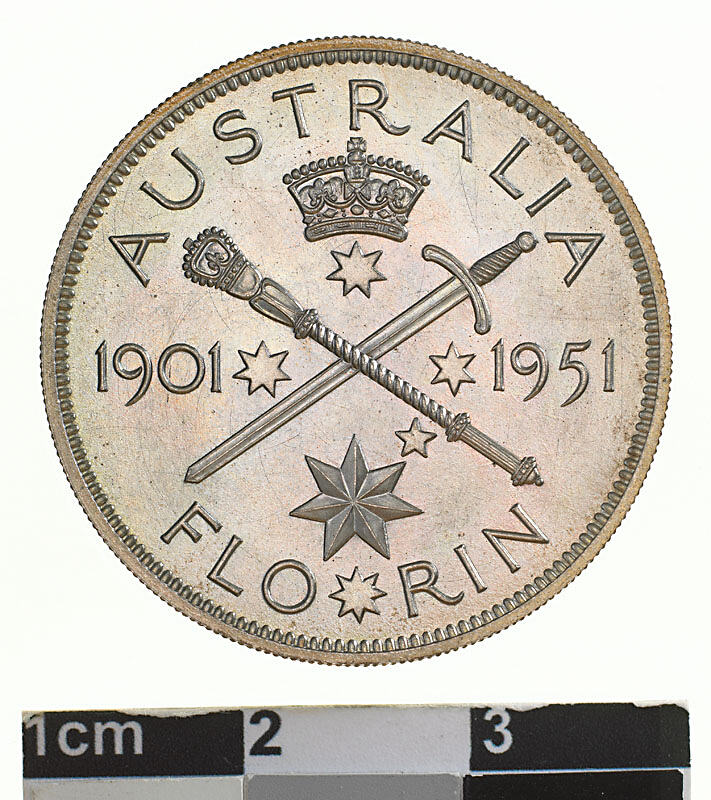 Pattern Coin - Florin (2 Shillings), Jubilee of Federation