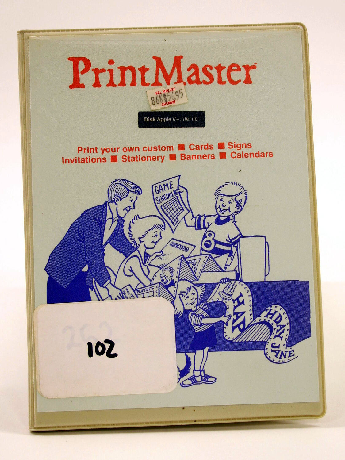 Apple II Software - PrintMaster, 5¼