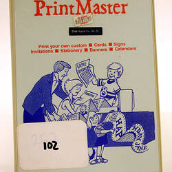 Apple II Software - PrintMaster, 5¼" Floppy Disk, 1985