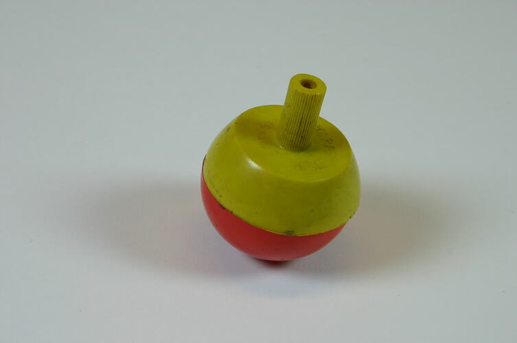 Top - Tippe, Red and Yellow Plastic