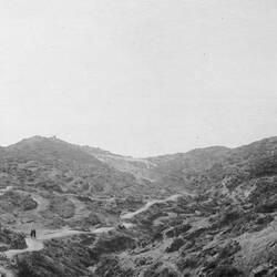 Australian Gully, Anzac, 1915 with mountain track