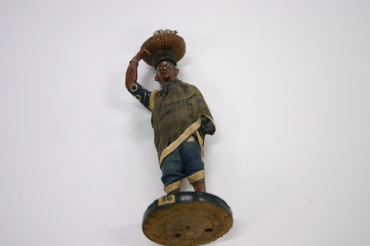 Indian Figure - Hindu Village Woman with Bajree Cakes, Pune, Clay ...