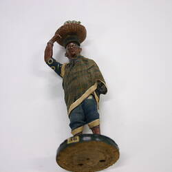 Indian Figure - Hindu Village Woman with Bajree Cakes, Pune, Clay, circa 1867